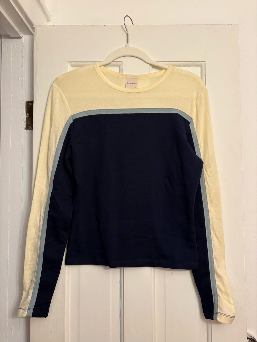 Find Me Now Raon Top — Navy Multi, S